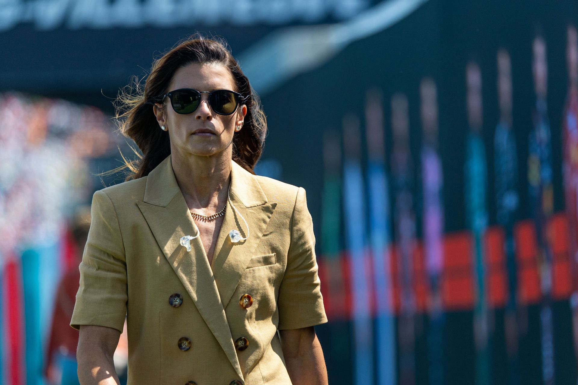 Danica Patrick at the qualifying for the 2025 F1 Grand Prix of Canada - Source: Getty